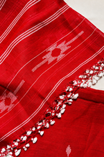 Red Pure Linen 2 Pcs.