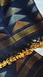 Navy Blue Pure Linen 2 Pcs