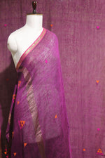 Magenta Pure Linen 2 Pcs