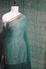 Bottle Green Pure Linen 2 Pcs