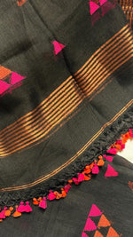 Black Pure Linen 2 Pcs.