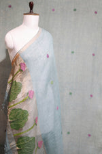 Pastel Teal Green Pure Linen 2 Pcs.