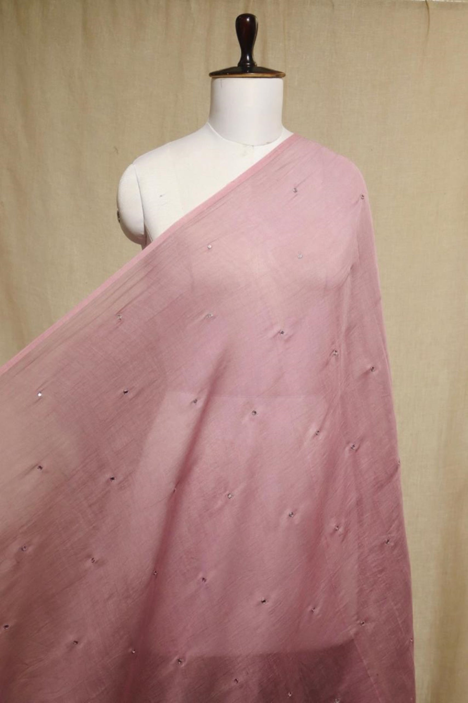Purple Mul Chanderi