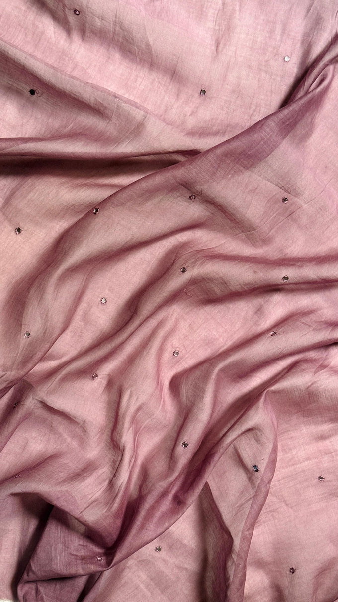 Purple Mul Chanderi