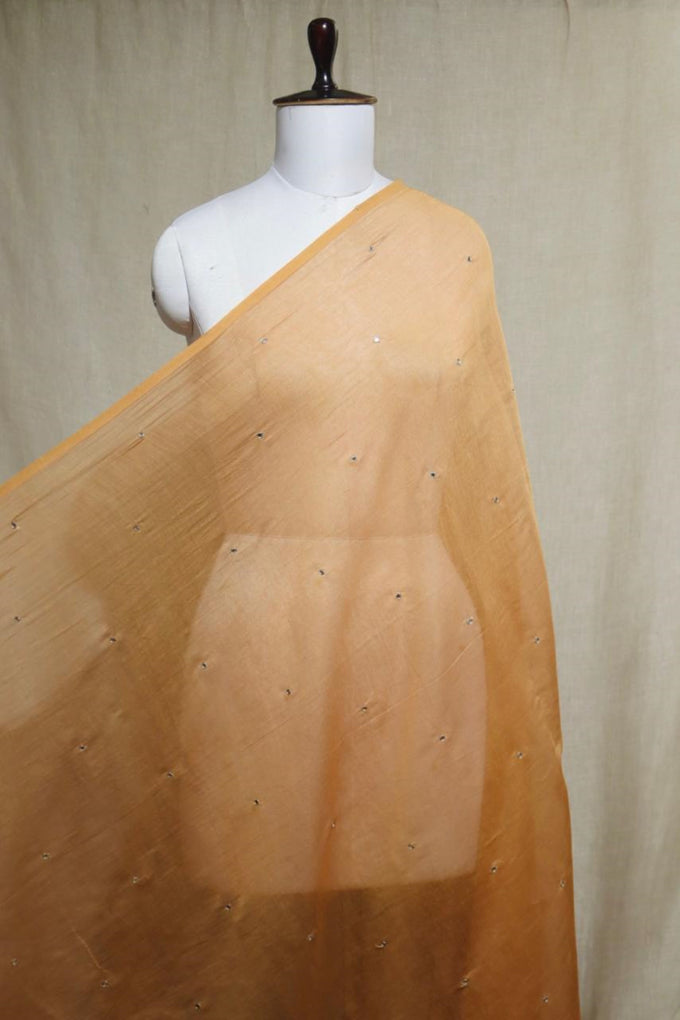 Warm Tan Mul Chanderi